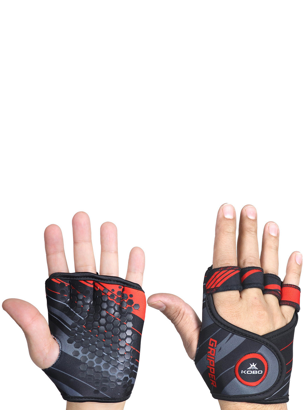 KOBO Weight Lifting Wrist Support Fitness Gym Gloves