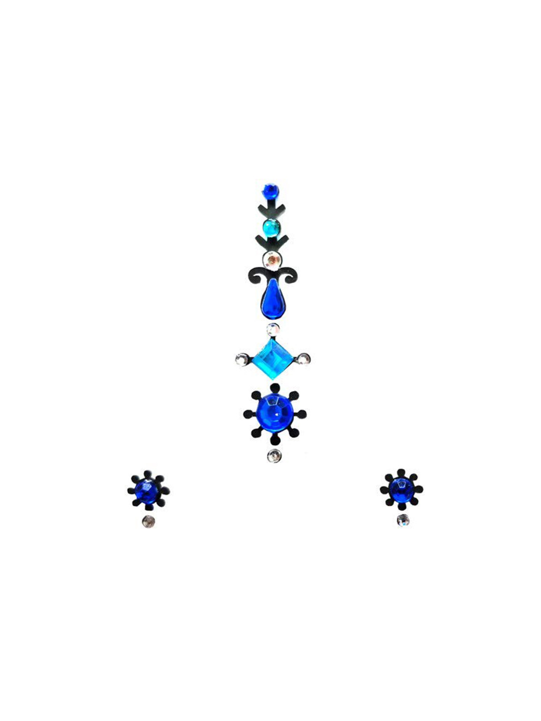 Temporary Body Jewel Blue Bindi