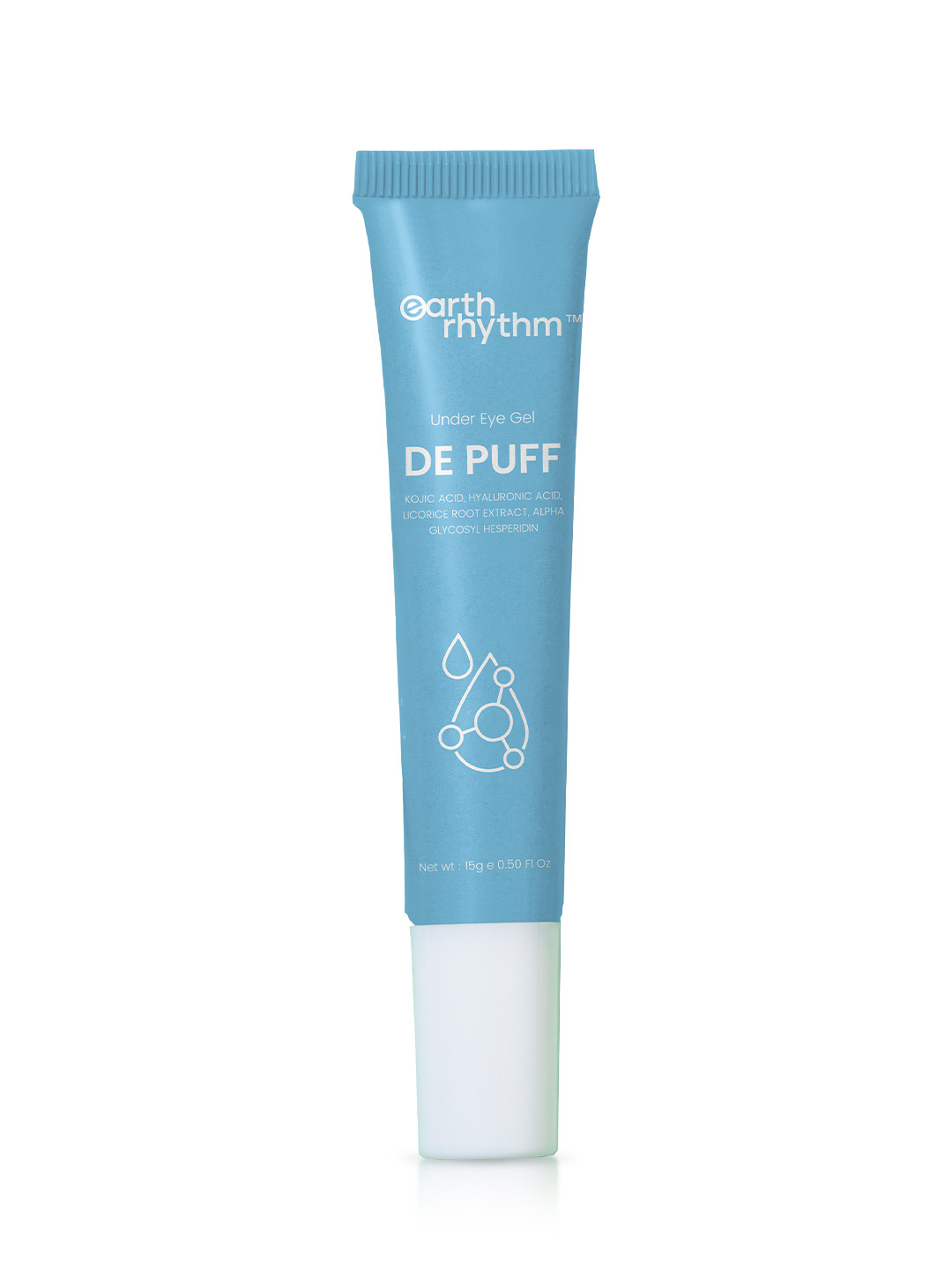 Earth Rhythm De Puff Under Eye Gel with Roller - 15 g