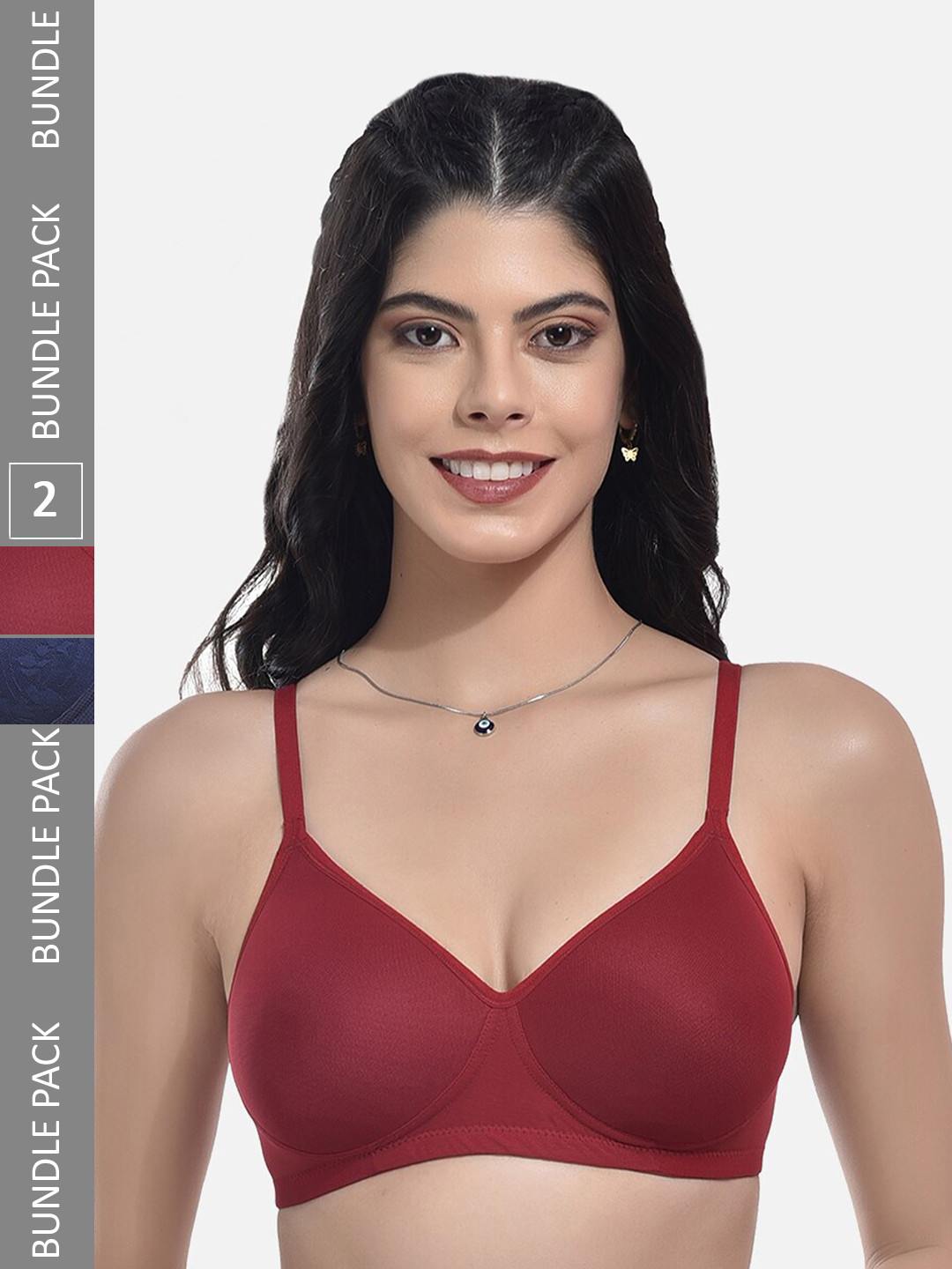 StyFun Pack Of 2 Full Coverage Lightly Padded Bra