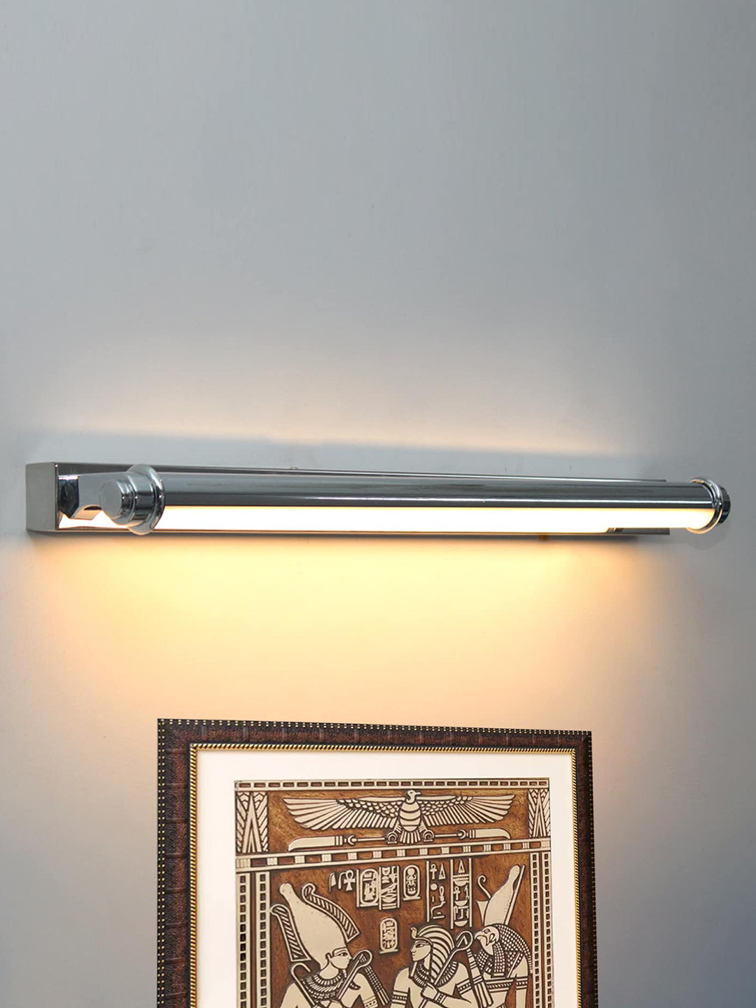 SHREE KALA HOME DECOR Grey & White Elegant LED Wall Lamp