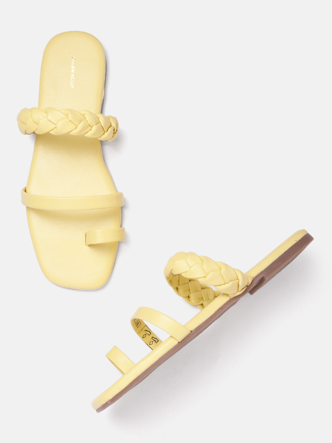 Allen Solly Women Braided Detail One Toe Flats