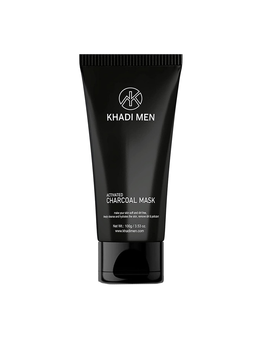Khadi Men Activated Charcoal Face Mask to Deeply Clean Skin - 100 g