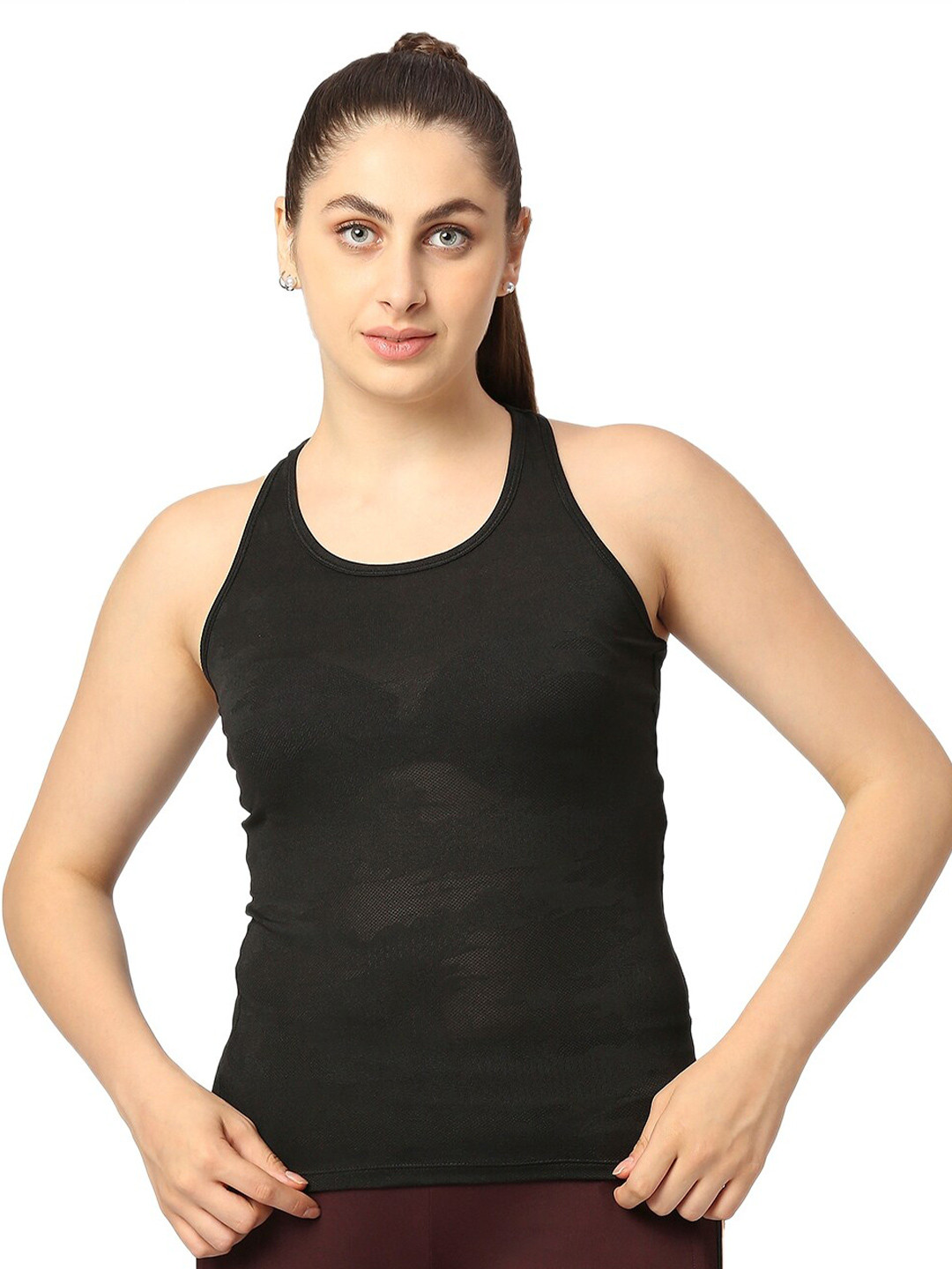 Lovable Sport Round Neck Sleeveless Sport Tank Top
