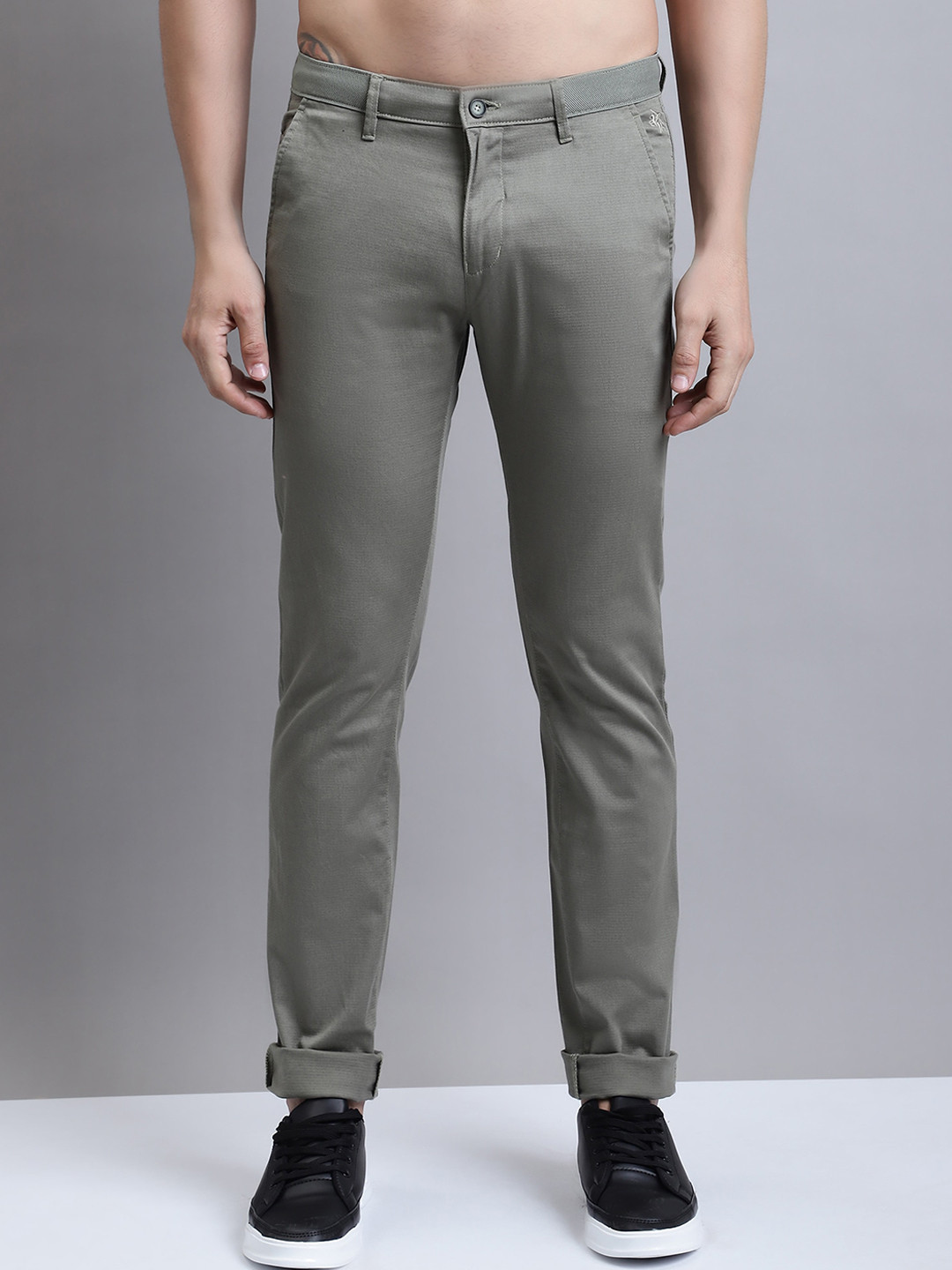 Cantabil Cotton Comfort Chinos Trousers