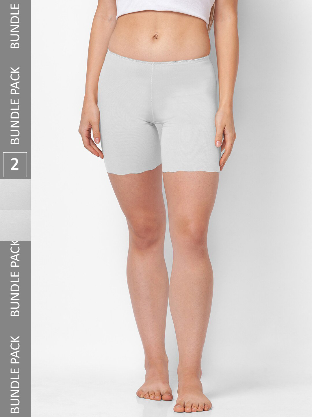 NOIRA Pack Of 2 Cotton Mid-Rise Seamless Briefs 347_WW_NO