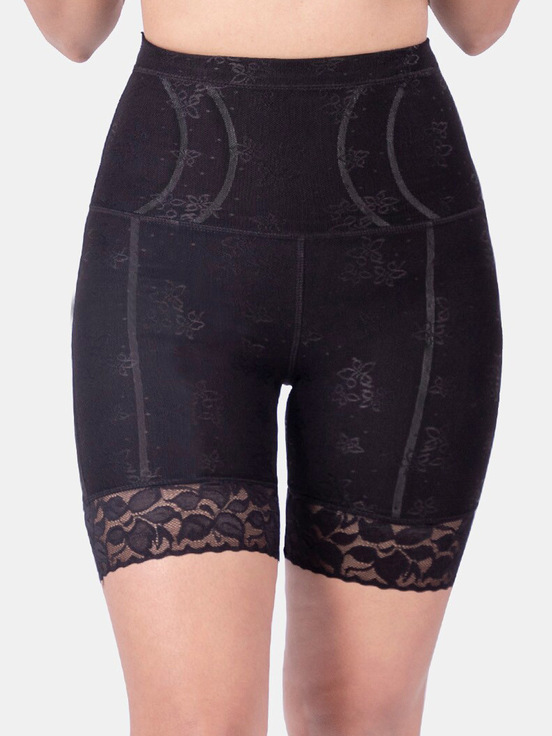 Dermawear Women Mini Shaper 2.0 Floral Lace Abdomen & Thighs Shapewear