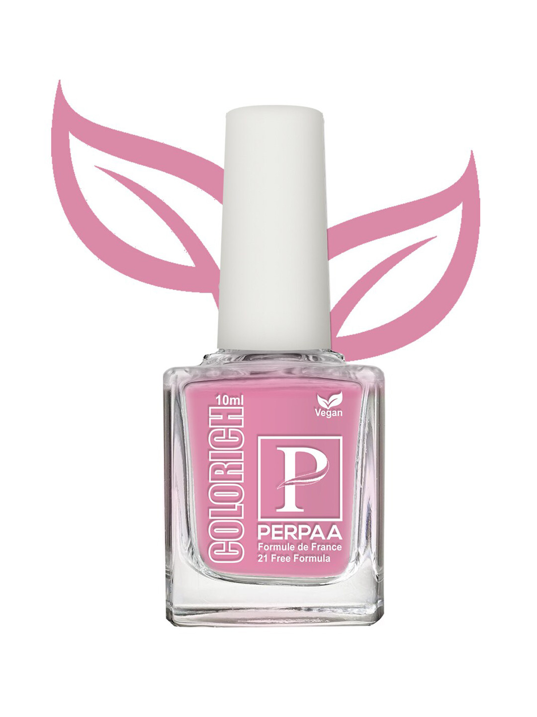 PERPAA Colorich Chip Resistant & Long Lasting Glossy Nail Polish 10 ml - Baby Pink 03