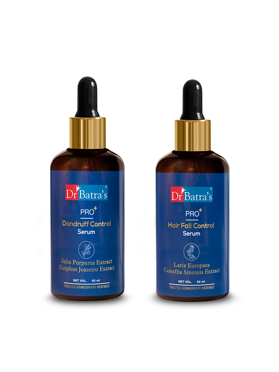 Dr. Batras Pro+ Dandruff Control Serum 50ml & Pro+ Hair Fall Control Serum 50ml