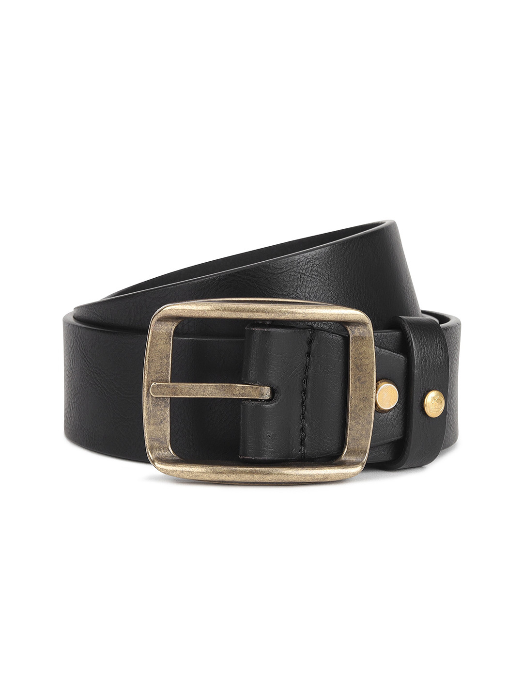 Urbano Fashion Men Textured Leather Formal Belt