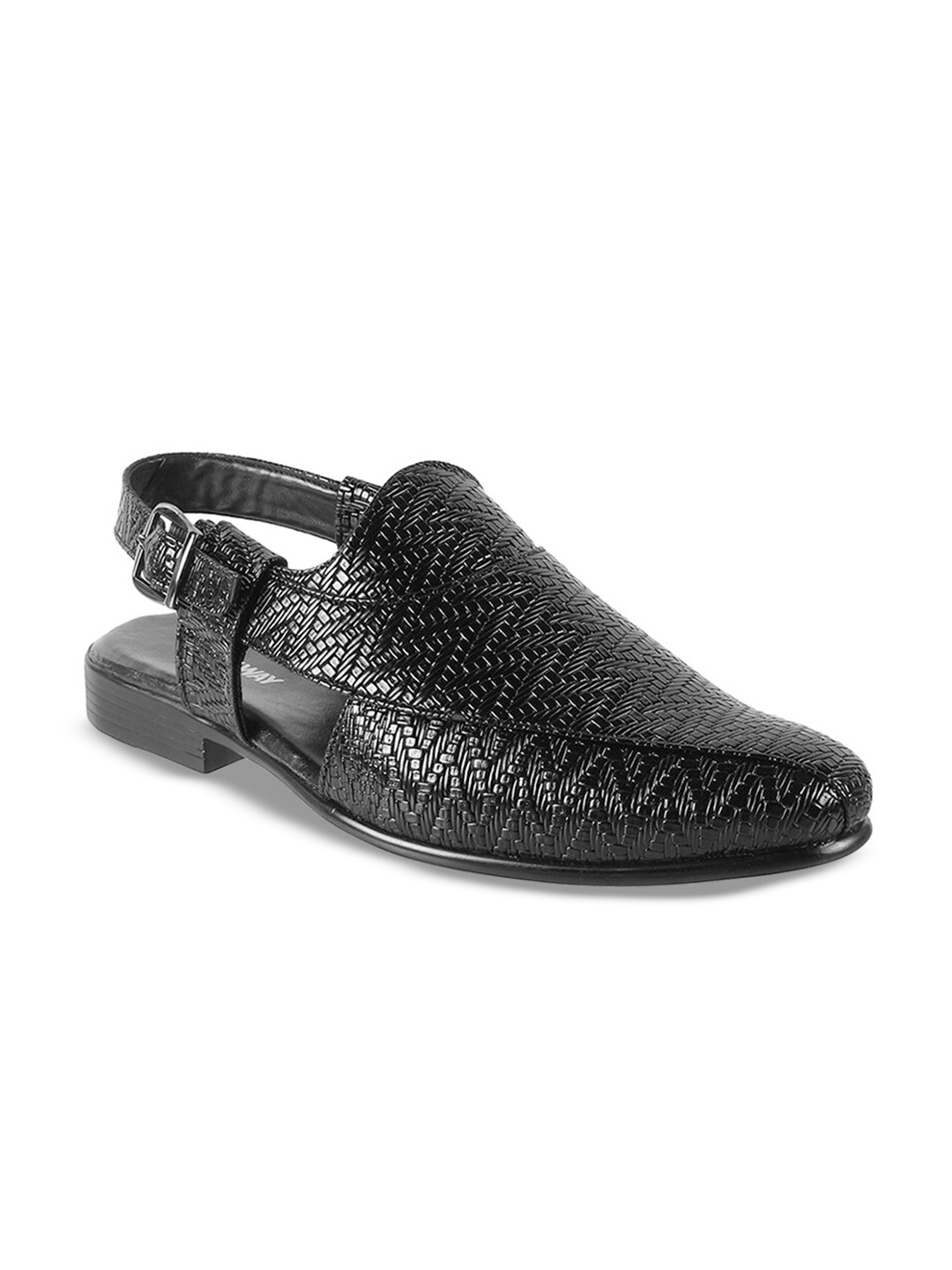 WALKWAY by Metro Ethnic Shoe-Style Sandals With Buckle