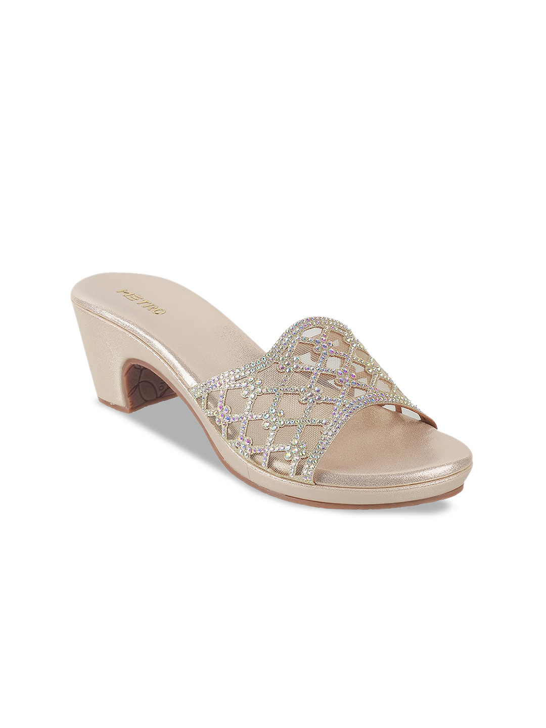 Metro Embellished Platform Heels