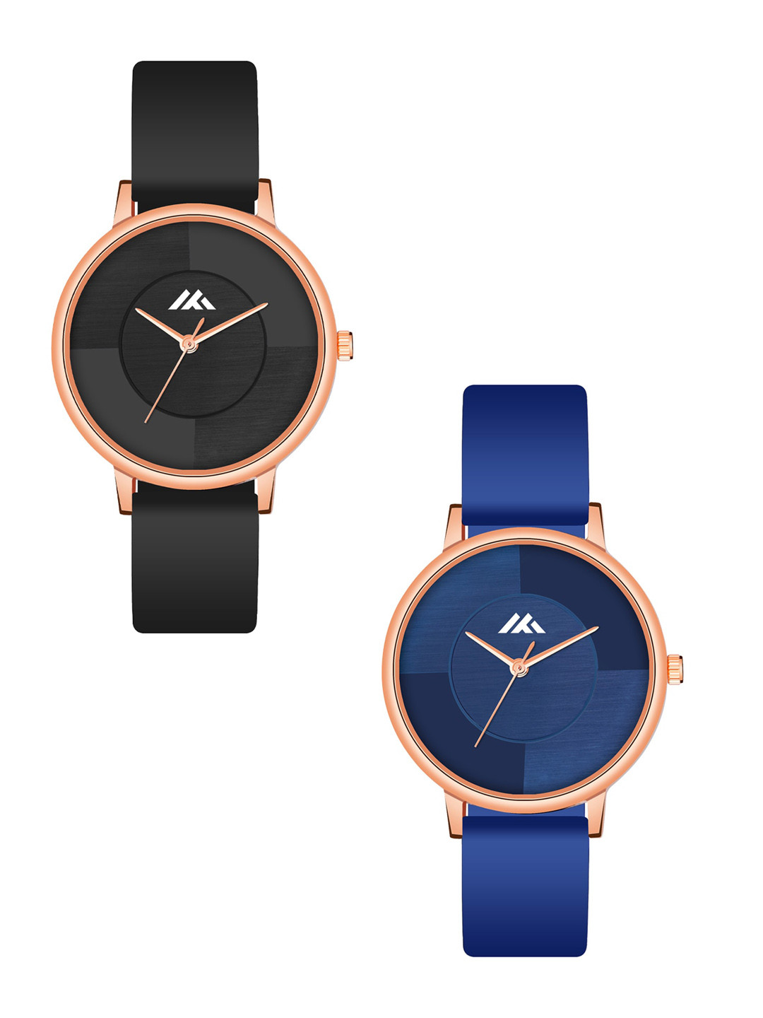 Shocknshop Women Pack Of 2 Round Analogue Watch MT536-40