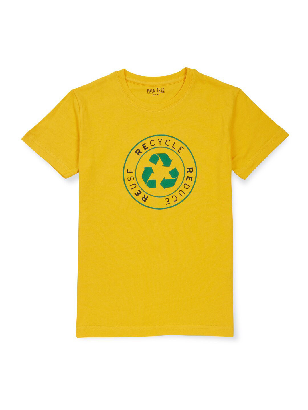 Palm Tree Boys Graphic Printed Short Sleeves Cotton T-shirt