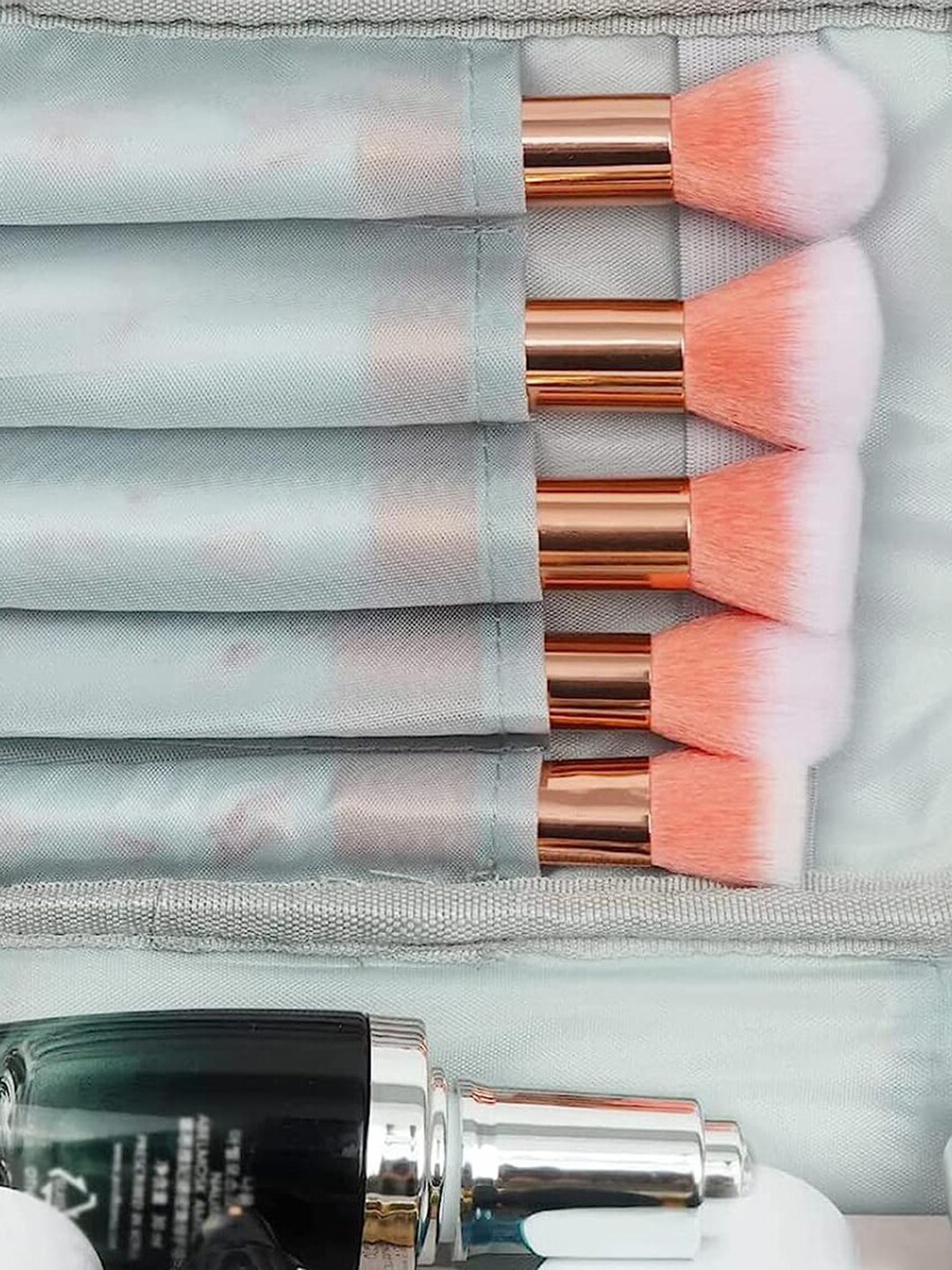 HOUSE OF QUIRK Red PU Leather Zipper Pouch Bag Organizer