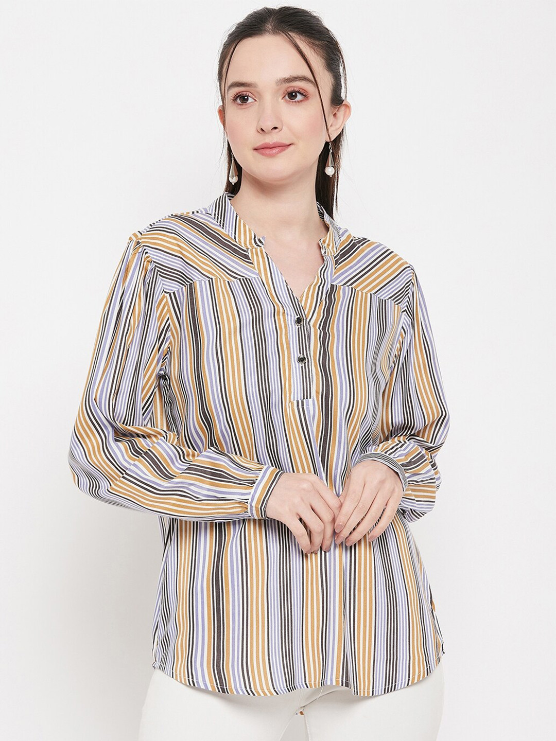BAESD Vertical Striped Top