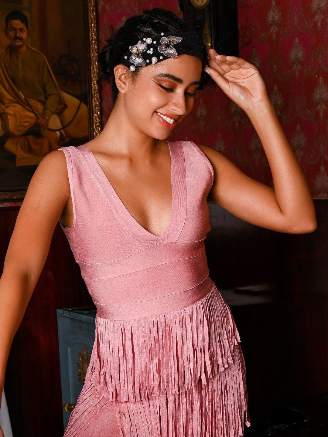 ODETTE Butterfly Beaded Hairband