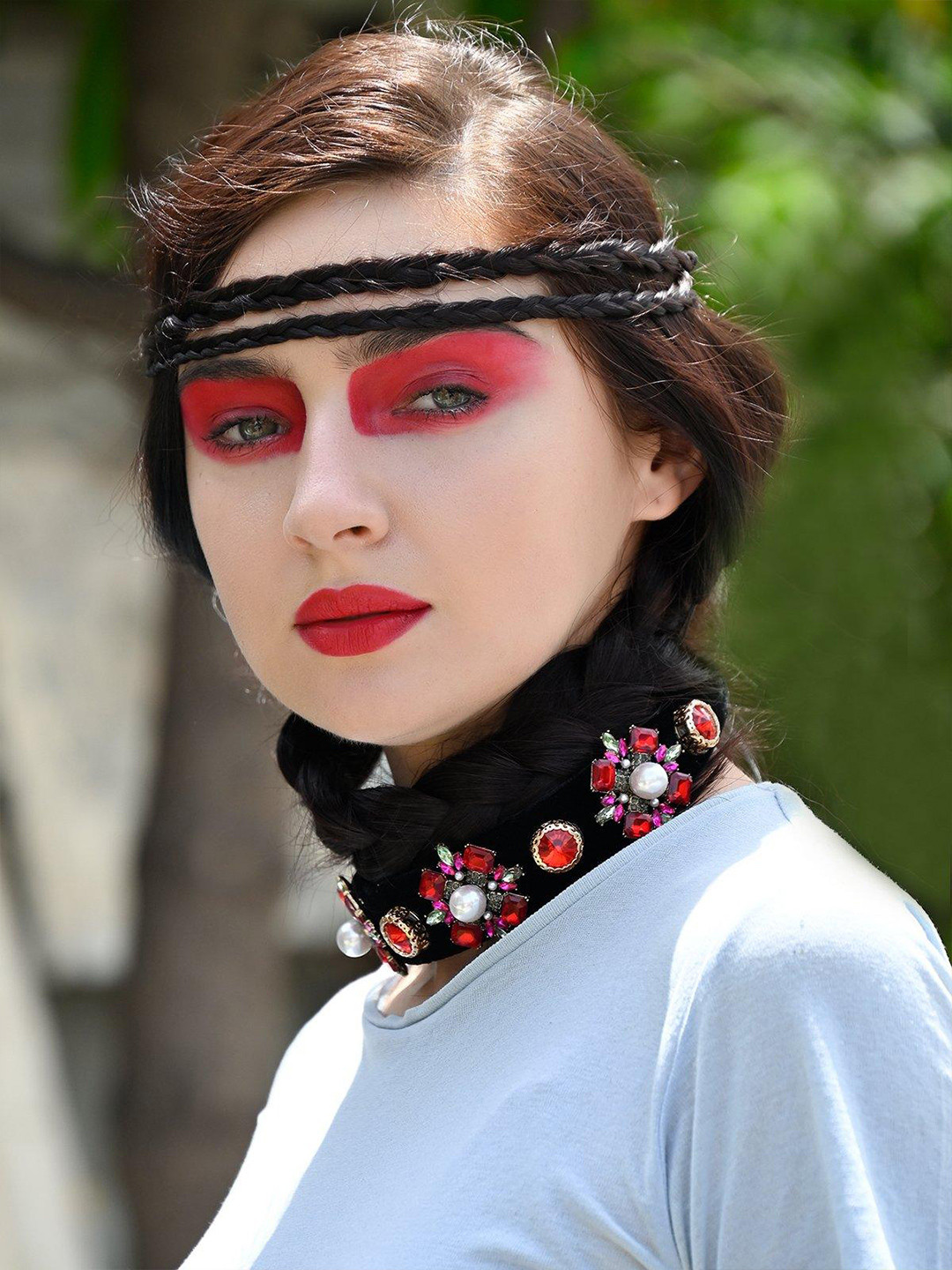 ODETTE Embellished Stone Detail Hairband