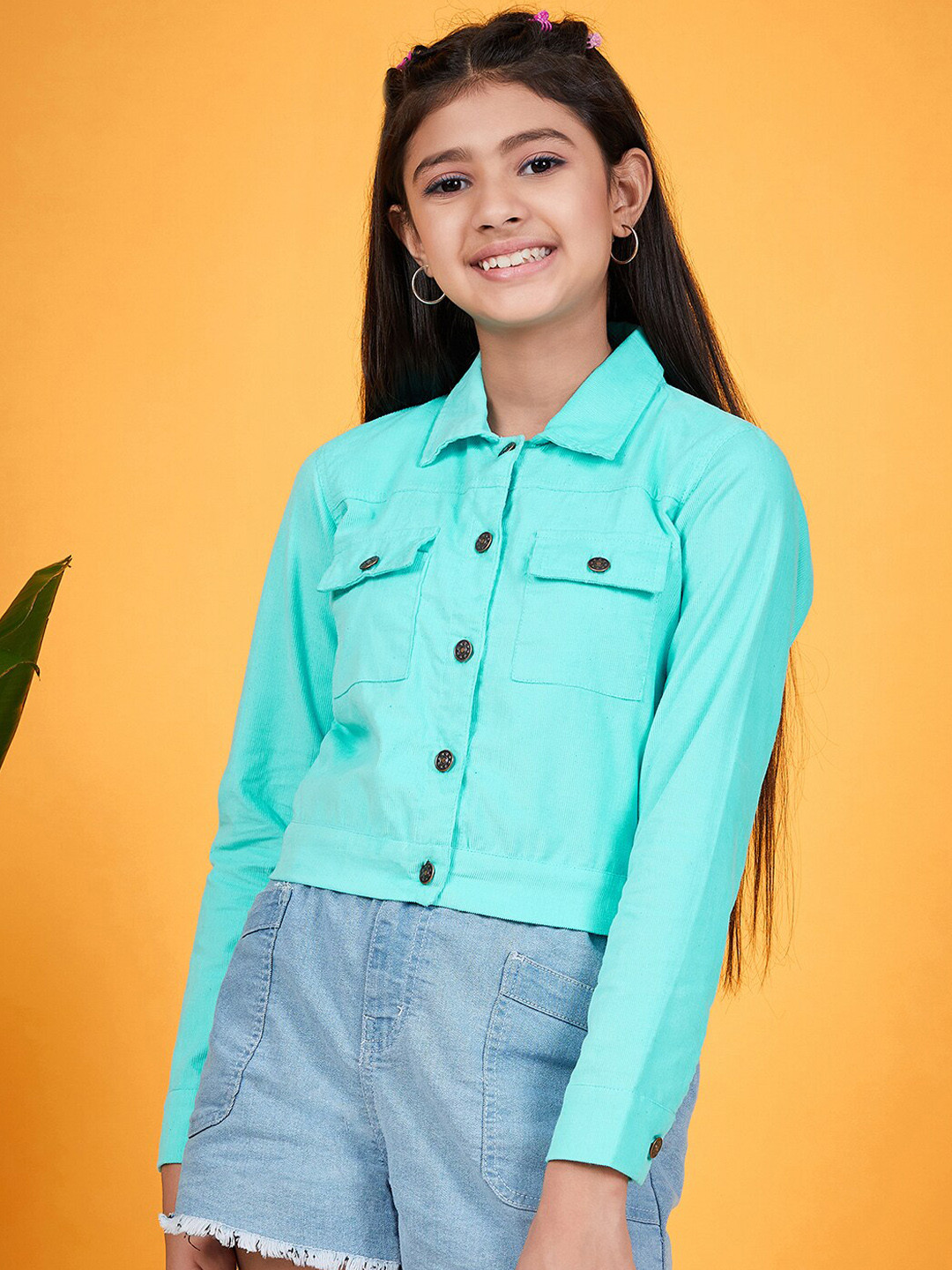 pspeaches Girls Corduroy Tailored Jacket