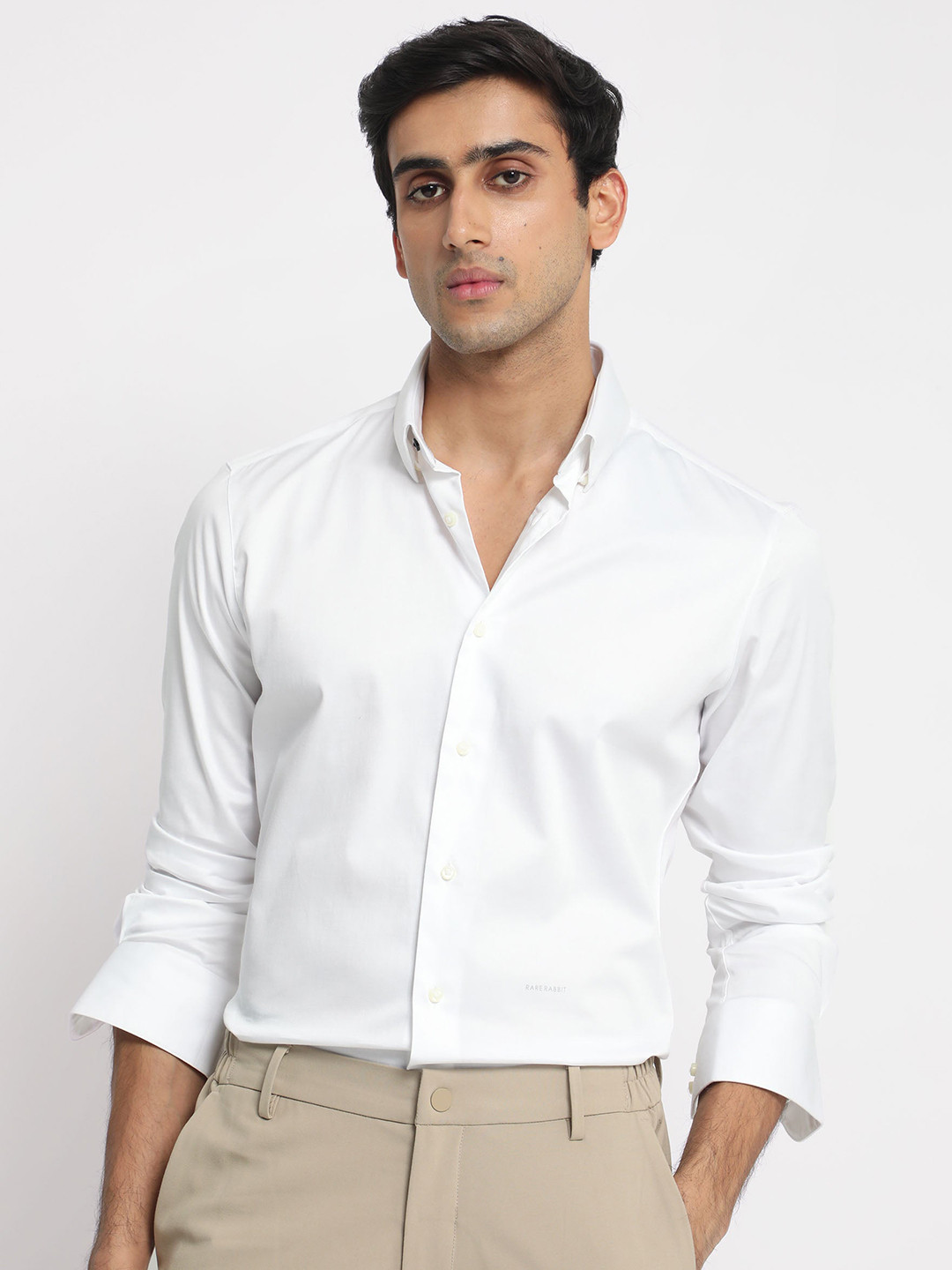 RARE RABBIT Men Comor Slim Fit Cotton Shirt