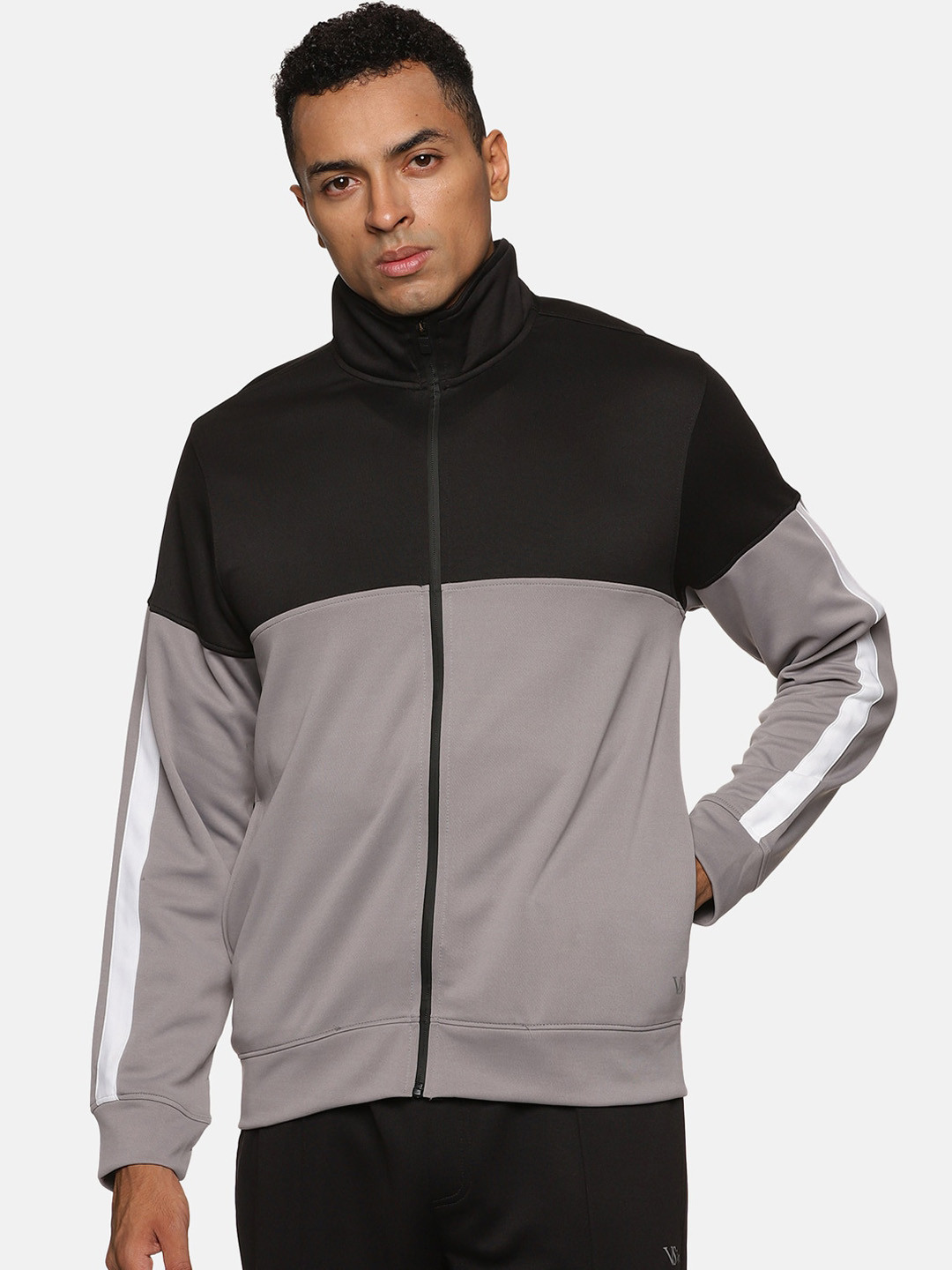VS by Sehwag Colourblocked Reversible Antimicrobial Sporty Jacket