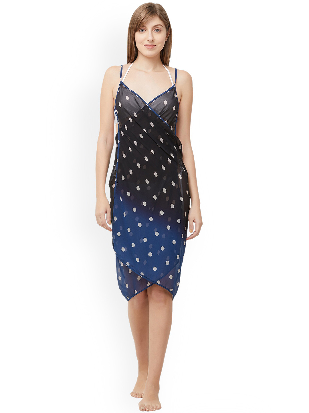 MIRCHI FASHION Polka Dots Printed Cover Up Sarong
