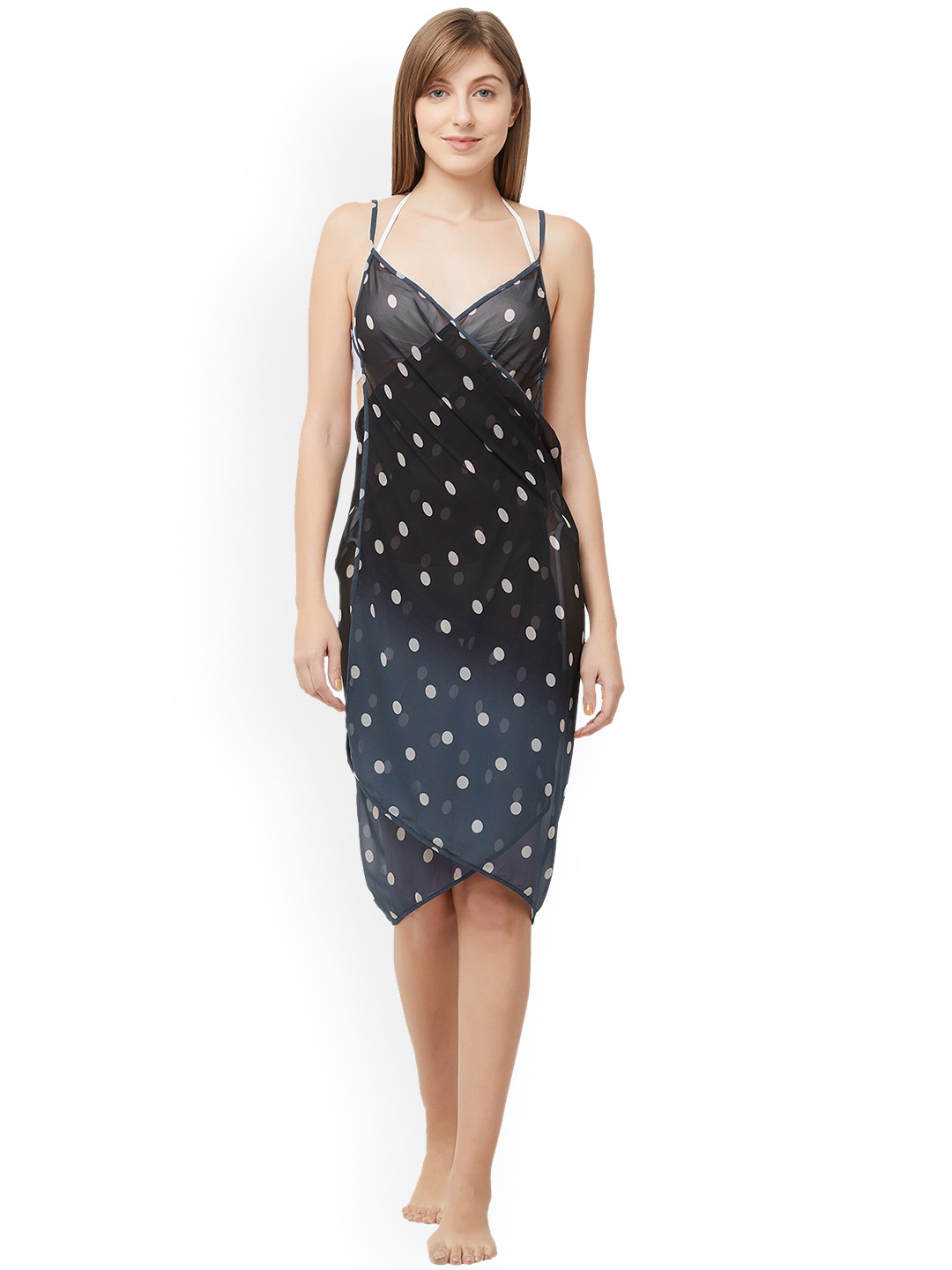 MIRCHI FASHION Polka Dots Printed Cover Up Sarong