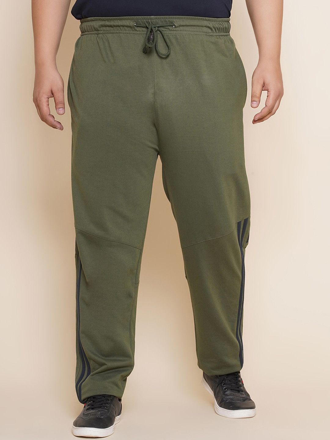 John Pride Plus Size Pure Cotton Track Pants