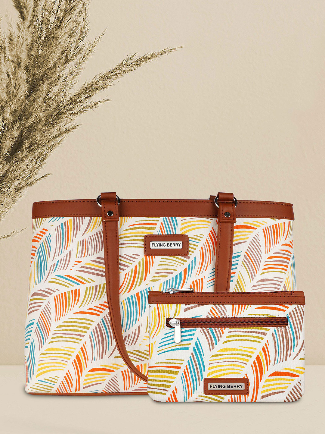 FLYING BERRY Abstract Printed Laptop Bag