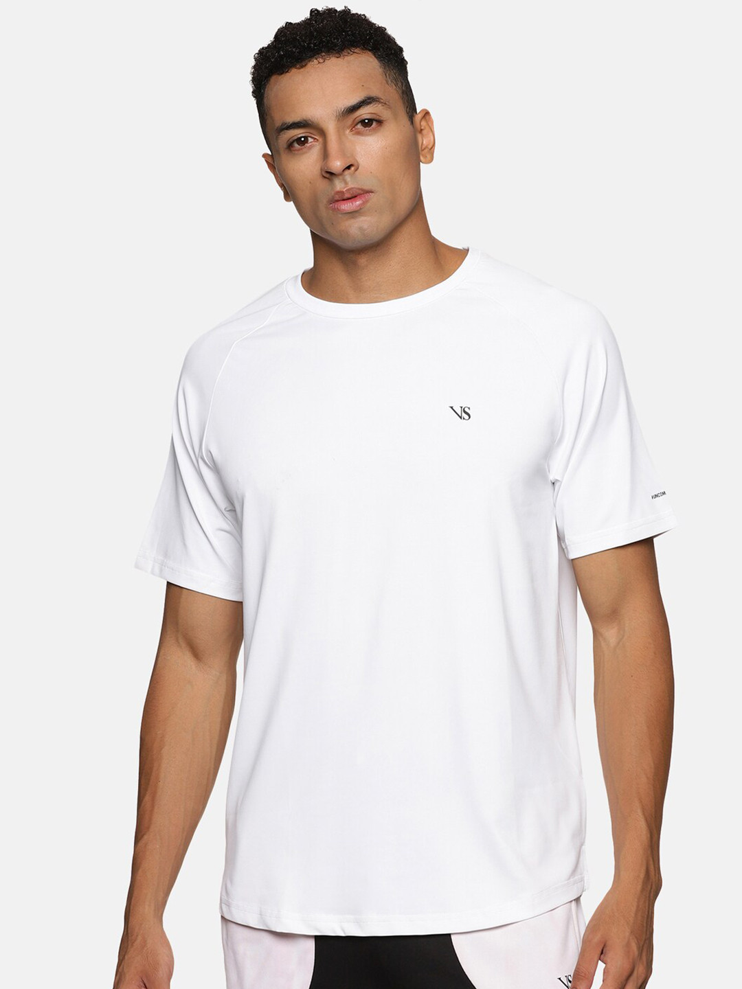 VS by Sehwag Round Neck Slim Fit Sports T-shirt