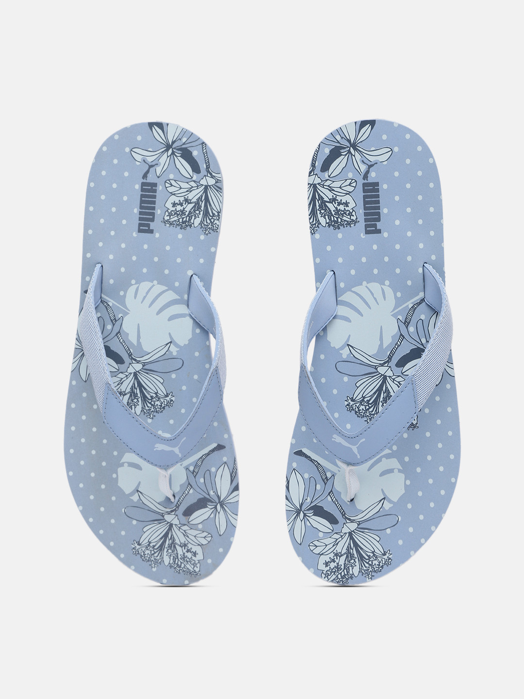 Puma Women Floral Print Venice V1 Thong Flip-Flops