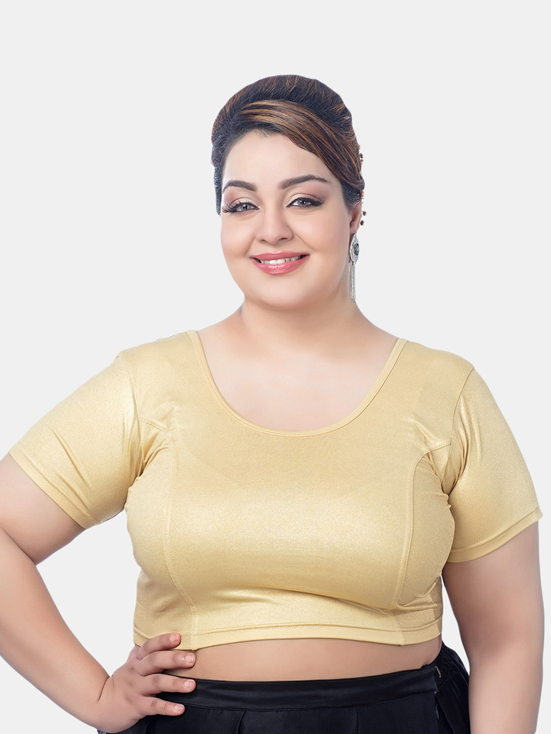 neckbook Round Neck Saree Blouse