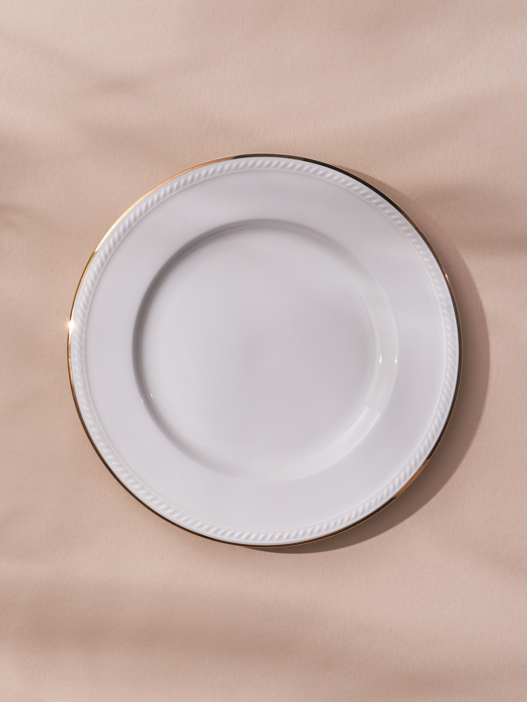 Home Centre Marshmallow White Stoneware Side Plate