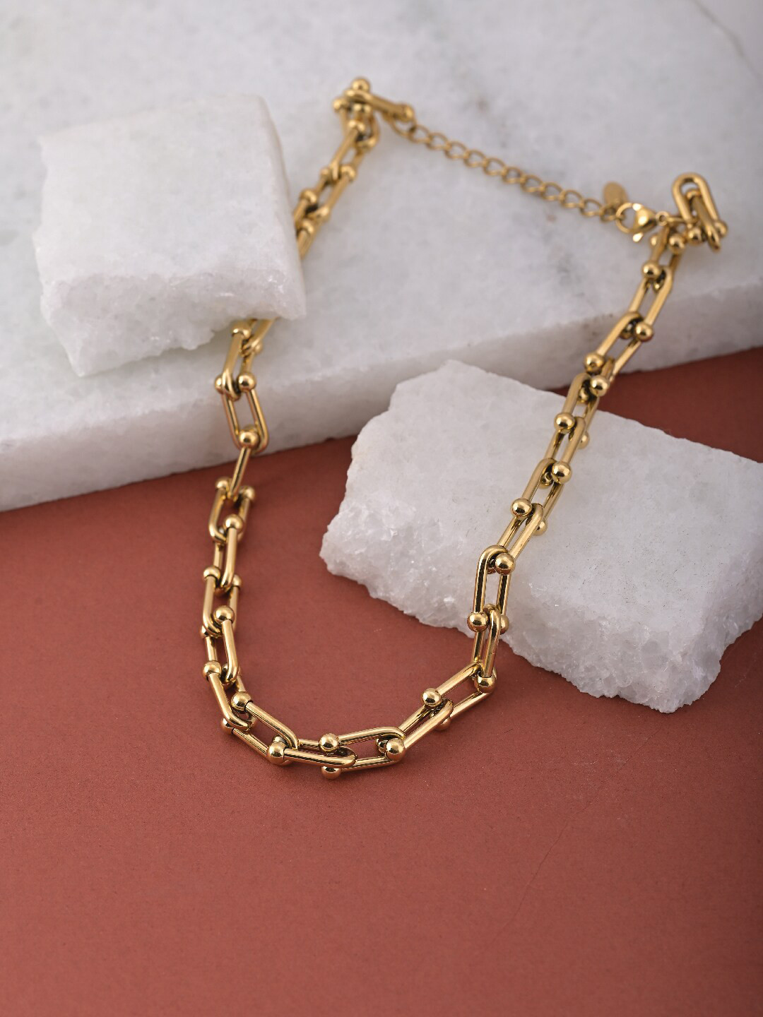 PALMONAS Gold-Plated Necklace