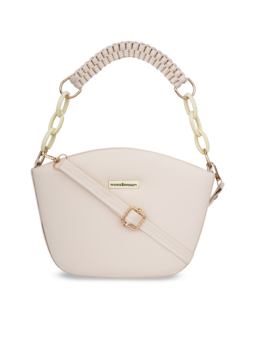 ROSS BROWN Structured Handheld Bag