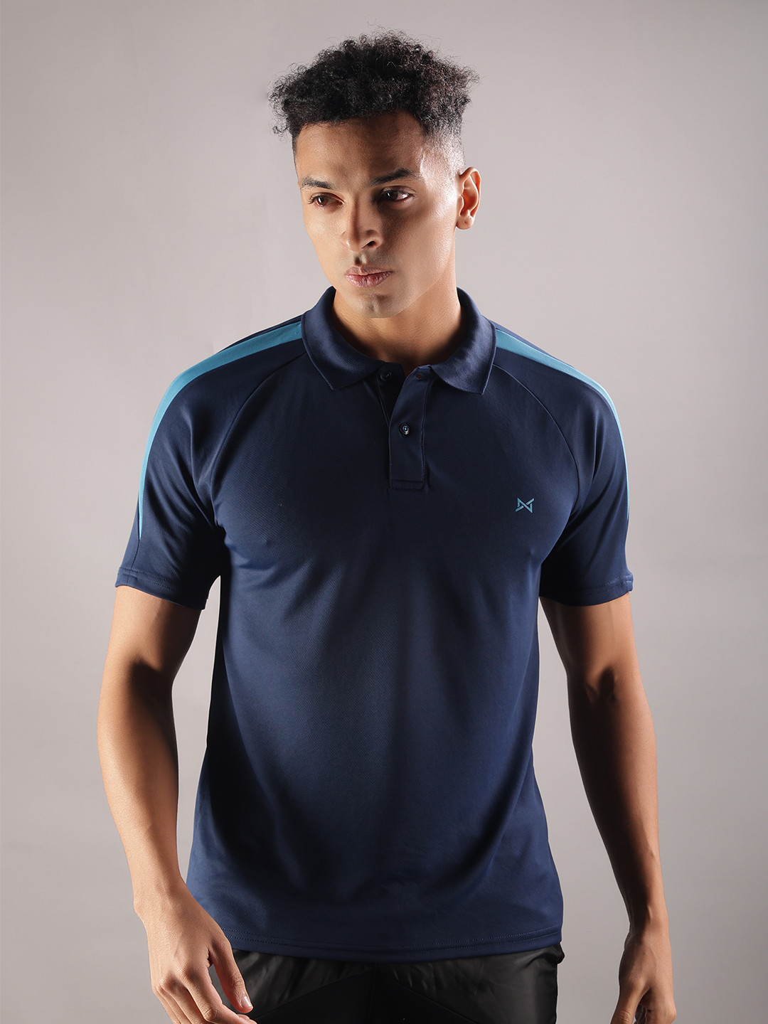 Force NXT Men Microfiber Anti Viral Anti Odour Cool Collared Polo Sports Solid T-Shirt