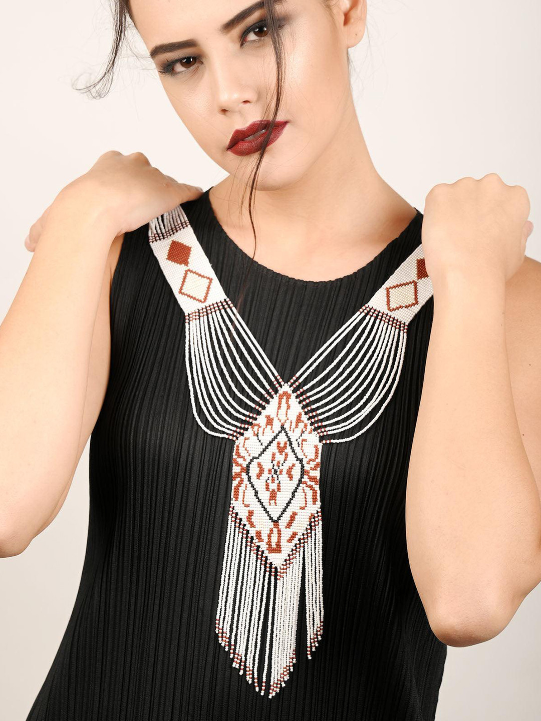 ODETTE Pearl Statement Necklace