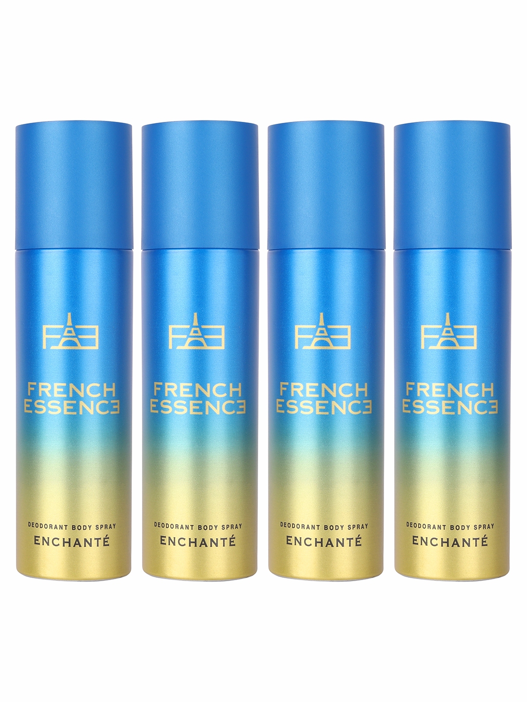 Buy FRENCH ESSENCE Pack Of 4 Long Lasting Deodorant Body Spray 150ml Each  Enchante - Deodorant for Unisex 24018922