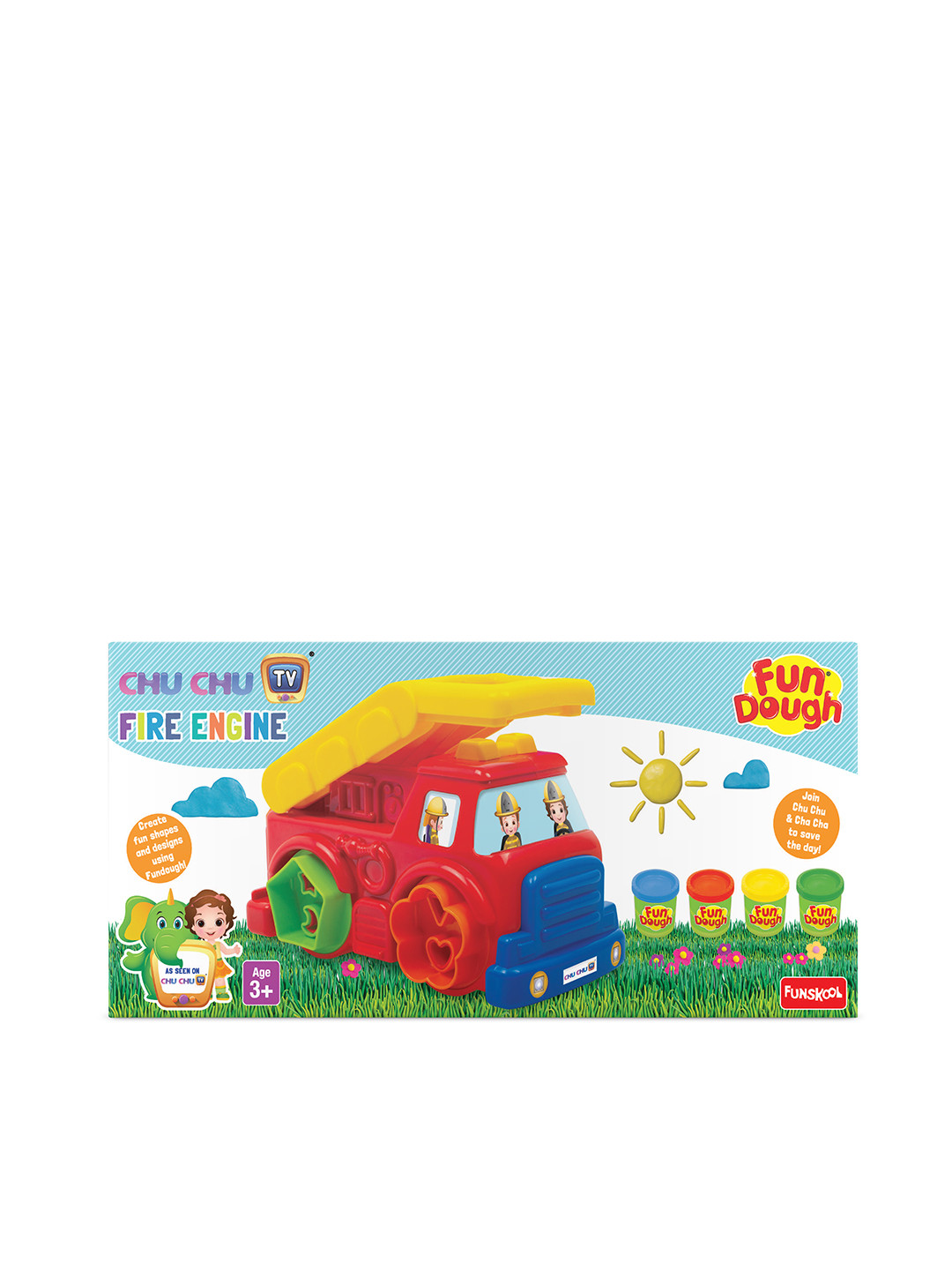 Fun Dough Chu Chu Fire Engine for 3+Years