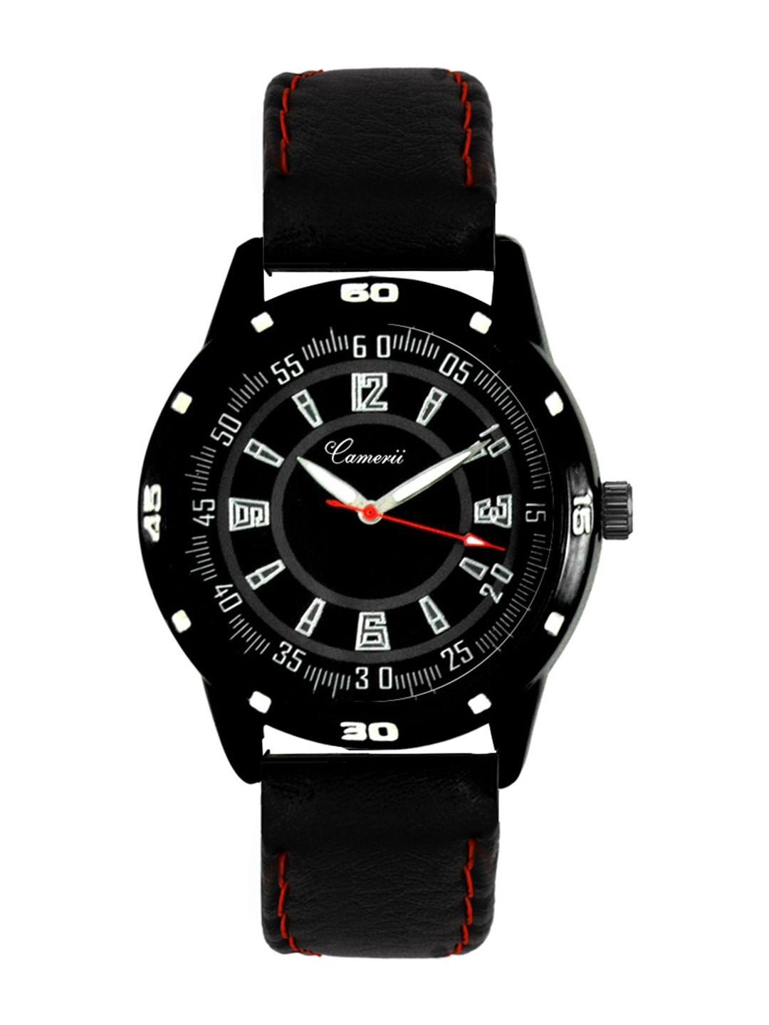 Camerii Men Black Analogue Watch WM139 L