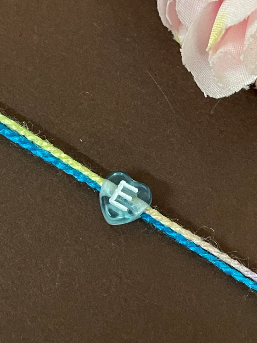 Digital Dress Room Boys E Alphabet Charm Detail Rakhi