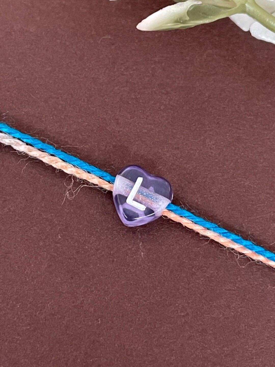 Digital Dress Room Boys L Alphabet Charm Detail Rakhi