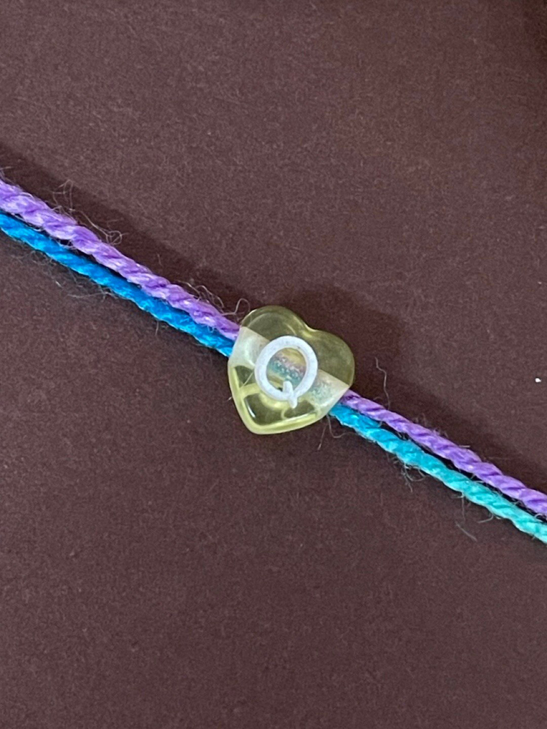 Digital Dress Room Boys Q Alphabet Charm Detail Rakhi