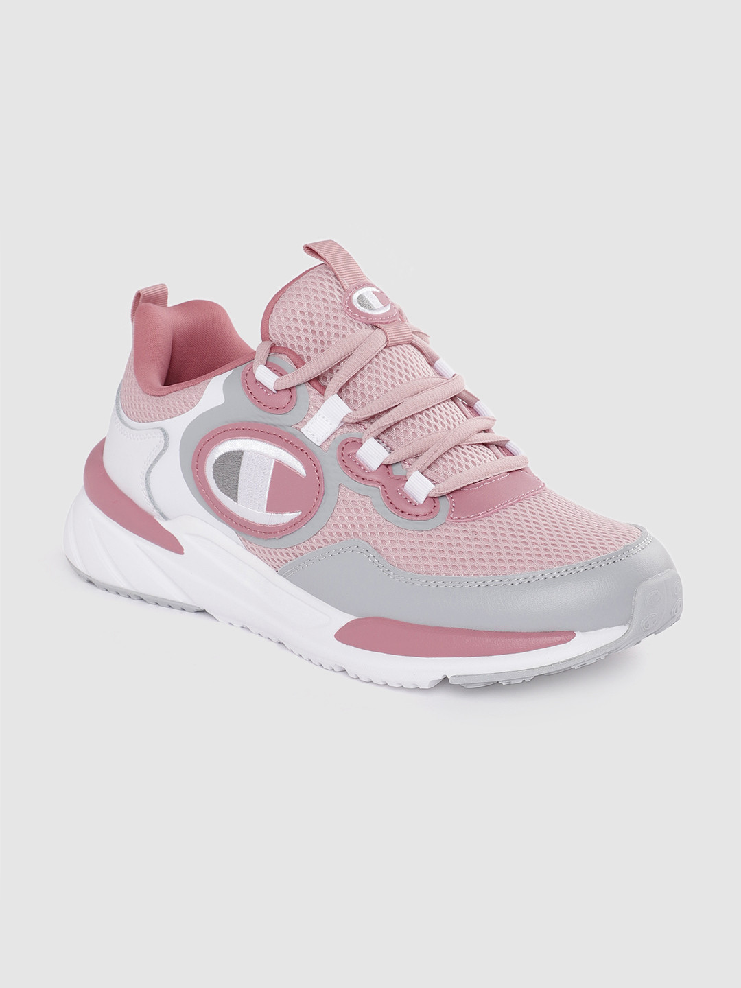 Champion Women Woven Design Brand Logo Printed KINNA CADENC Sneakers