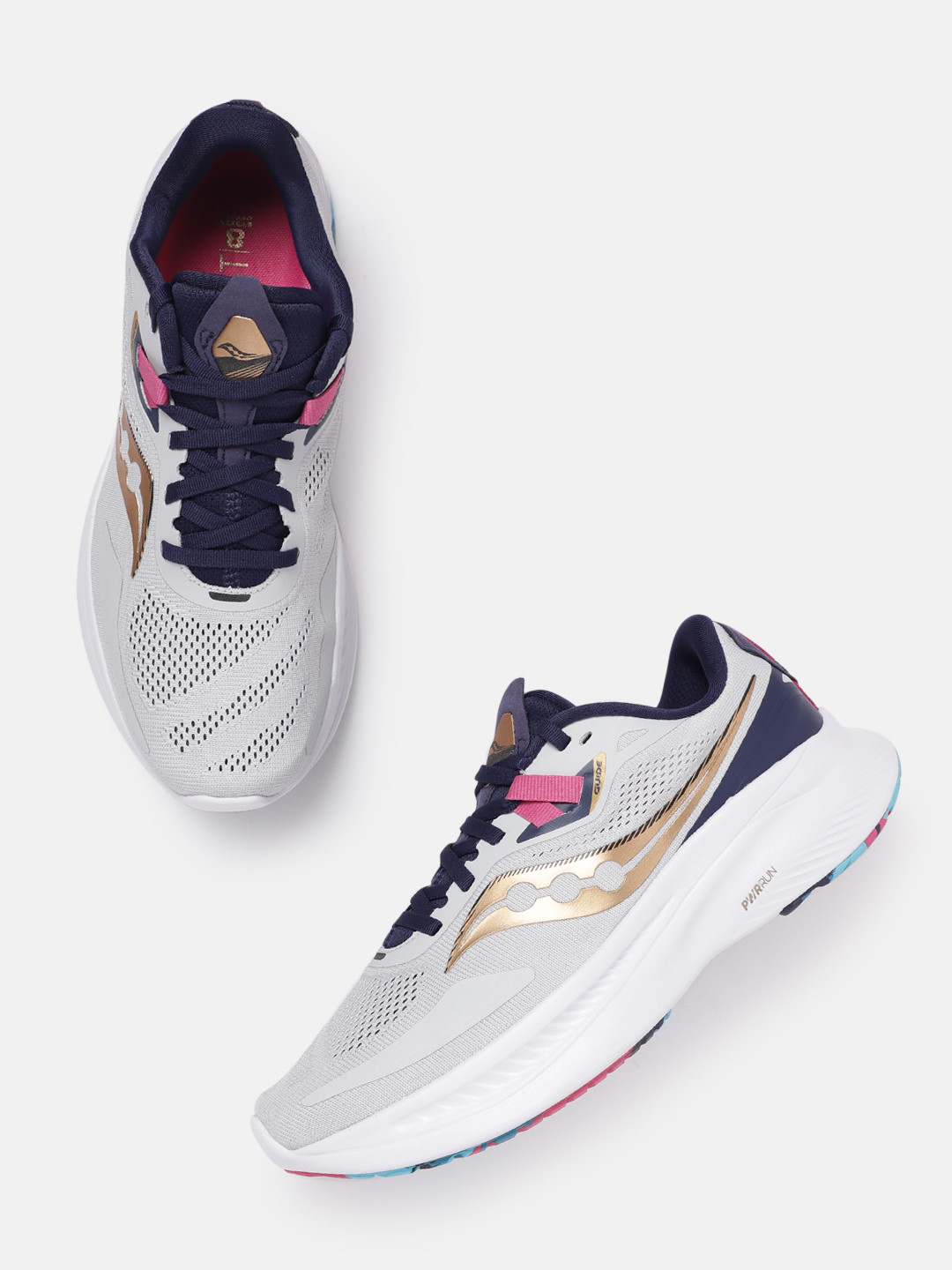 saucony Women Woven Design GUIDE 15 Running Shoes