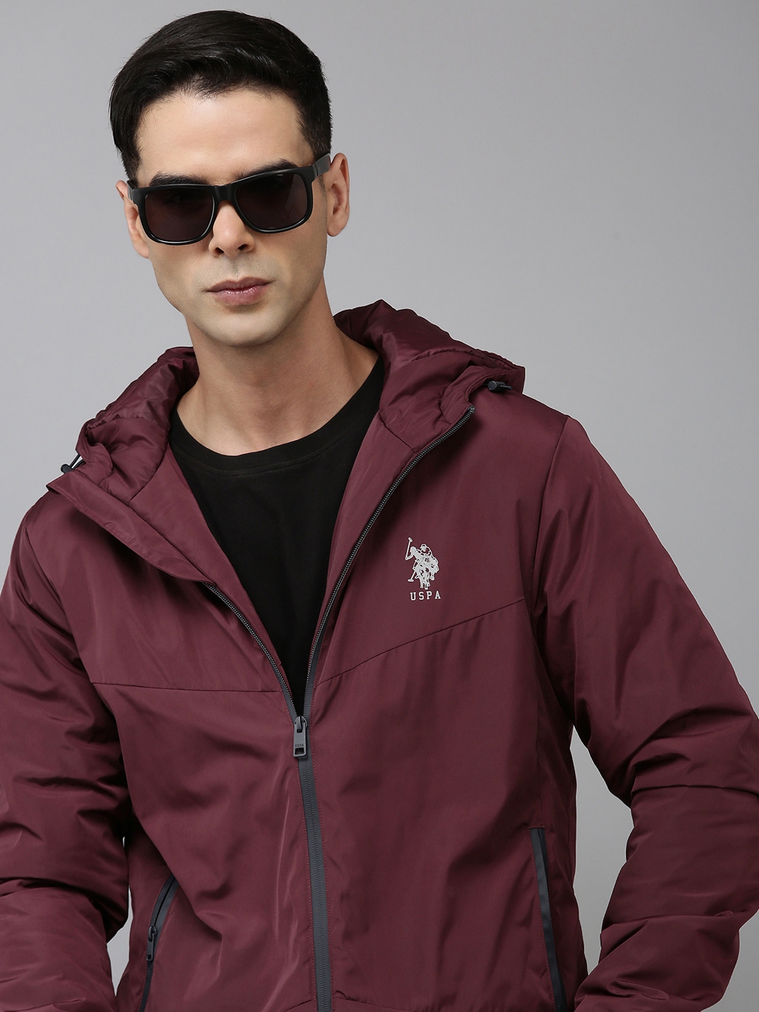 Us polo assn new arrivals hooded windbreaker