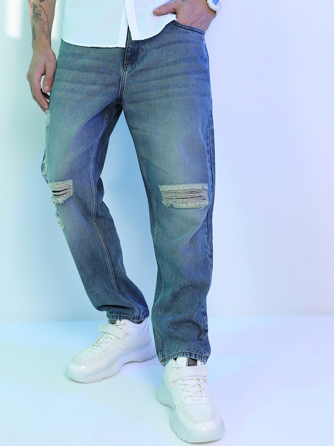 HIGHLANDER Men Relax Straight Fit Jeans