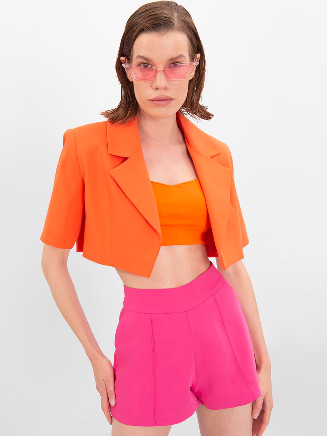 PRET A TUER Women High-Rise Hot Pants Shorts