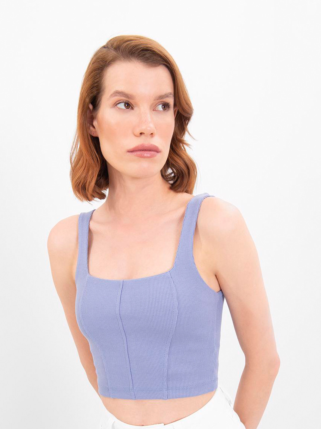 PRET A TUER Square Neck Tank Top