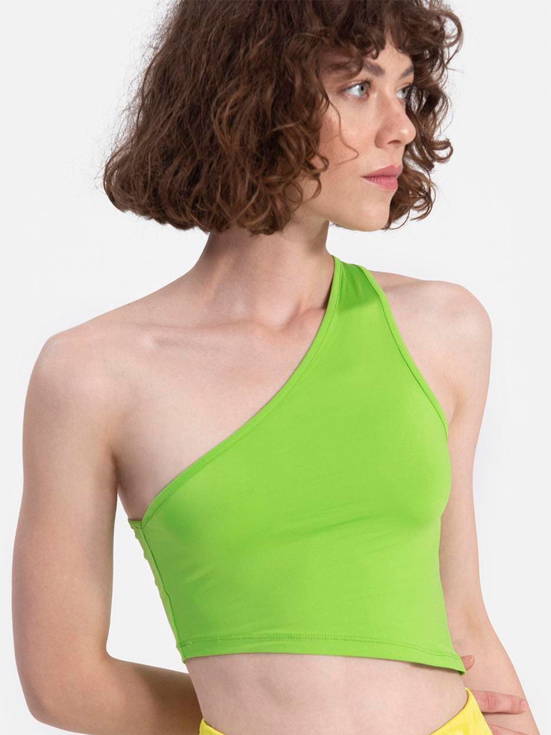 PRET A TUER One Shoulder Bralette Crop Top